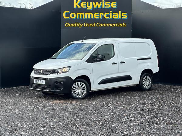 Peugeot Partner 1.5 BlueHDi 850 Professional Premium Long Crew Van Double Cab 6dr Diesel Manual LWB Euro 6 (100 bhp)