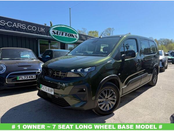 Peugeot e-Rifter 52kWh Allure Long MPV Auto 5dr (7.4kW Charger)