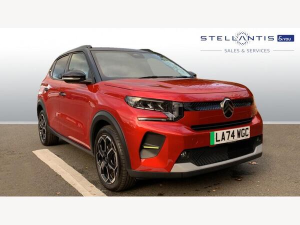 Citroen e-C3 Standard Range 44kWh MAX Auto 5dr (7.4kW Charger)