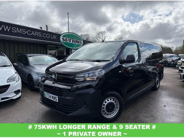 Citroen e-SpaceTourer 75kWh YOU! MPV 5dr Electric Auto LWB (7.4kW Charger) (136 ps) GREAT SAVING ON NEW~JUST ARRIVED!!