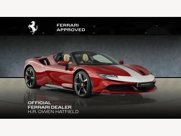 Ferrari SF90 Spider 4.0T V8 7.9kWh F1 DCT 4WD Euro 6 (s/s) 2dr
