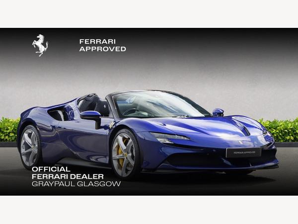 Ferrari SF90 Spider 4.0T V8 7.9kWh F1 DCT 4WD Euro 6 (s/s) 2dr