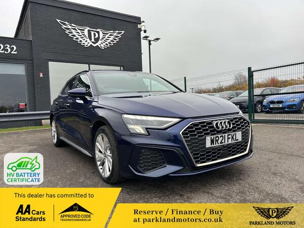 Audi A3 1.4 TFSIe 40 S line Sportback S Tronic Euro 6 (s/s) 5dr 13kWh