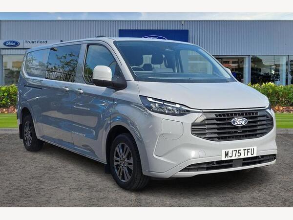 Ford Transit Custom 320 Limited AUTO L2 LWB Double Cab In Van PHEV FWD 2.5 232ps H1 Low Roof