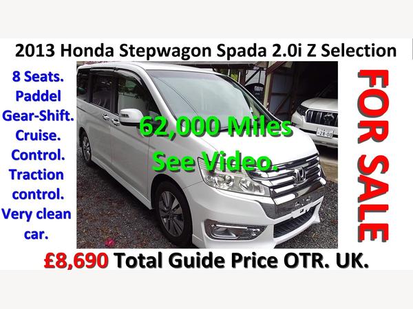 Honda Stepwagon 2.0i Auto Spada Z Selection 62,000 Miles 5dr