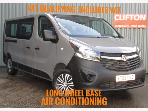 Vauxhall Vivaro 1.6 CDTi 2900 BiTurbo ecoFLEX Combi Van Double Cab 5dr Diesel Manual L2 H1 Euro 6 (s/s) (9 Seat) (95 ps)