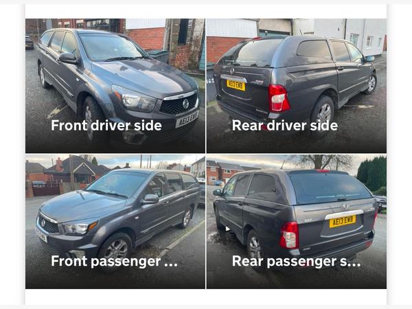 SsangYong Korando Sports 2.0D EXT Pickup Double Cab 4dr Diesel Auto 4WD Euro 5 (155 ps)