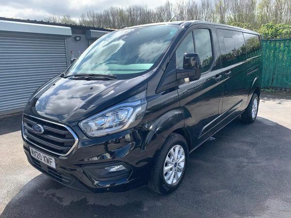 Ford Transit Custom 2.0 320 EcoBlue Limited Crew Van Auto L2 H1 Euro 6 (s/s) 5dr (6 Seat)
