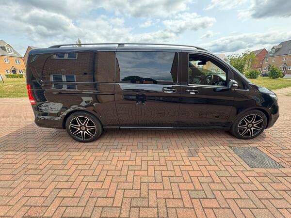 Mercedes-Benz V Class V300d Senzati JetClass 2.0 AMG Line XLWB MPV 5dr Diesel G‑Tronic+ Euro 6 (s/s) equipped with Ghost Immobiliser, Full PPF and PS5/Wi‑Fi