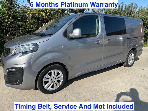 Peugeot Expert 2.0 BlueHDi 1400 Asphalt Standard Crew Van MWB Euro 6 (s/s) 6dr (6 Seat)