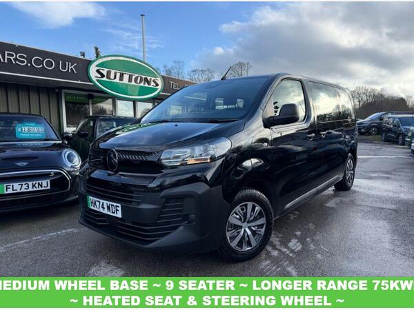 Citroen e-SpaceTourer 75kWh YOU! MPV 5dr Electric Auto MWB (11kW Charger) (136 ps) **HEATED SEAT & STEERING WHEEL**
