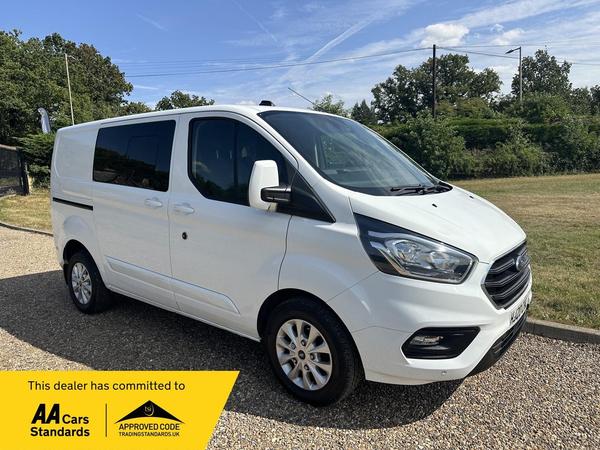 Ford Transit Custom 2.0 300 EcoBlue Limited Crew Van L1 H1 Euro 6 (s/s) 5dr (6 Seat)