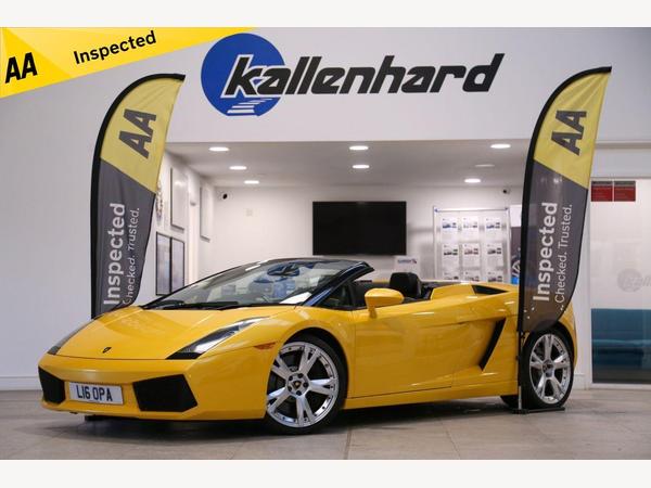 Lamborghini Gallardo 5.0 V10 Spyder EGear 4WD Euro 4 2dr