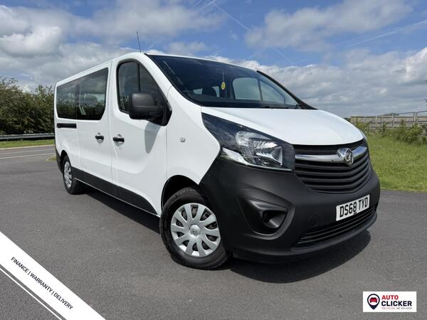 Vauxhall Vivaro 1.6 CDTi 2900 Combi Van Double Cab 5dr Diesel Manual L2 H1 Euro 6 (s/s) (9 Seat) (120 ps)