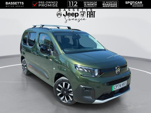 Citroen e-Berlingo 52kWh MAX M Auto 5dr (7.4kW Charger)
