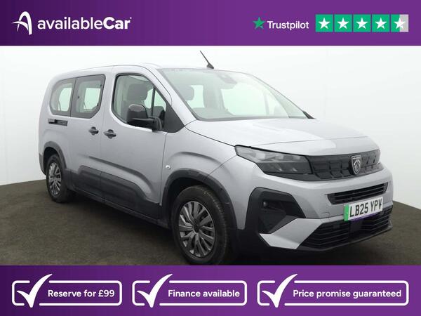 Peugeot e-Rifter 52kWh Allure Long MPV Auto 5dr (7.4kW Charger)