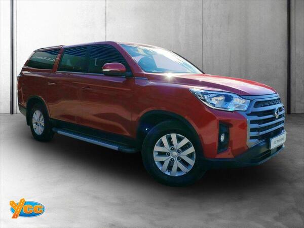 KGM Musso 2.2D EX Pickup Double Cab 4dr Diesel Manual 4WD Euro 6 (202 ps) REAR CANOPY & BALANCE OF 5 YRS WARR