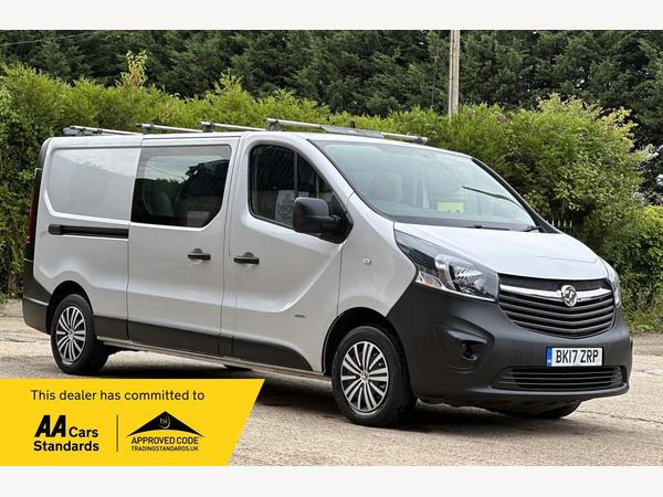 Vauxhall Vivaro 1.6 CDTi 2900 ecoFLEX Crew Van L2 H1 Euro 6 (s/s) 5dr (6 Seat)