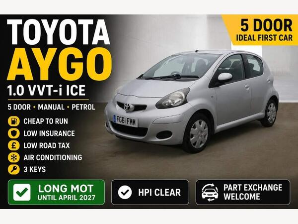 Toyota AYGO 1.0 VVT-i Ice Euro 5 5dr