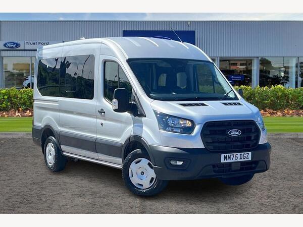 Ford Transit 350 Trend L2 H2 MWB Medium Roof 12 Seat Minibus RWD 2.0 EcoBlue 130ps