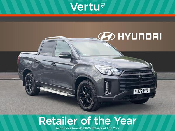 SsangYong Musso 2.2D Saracen Pickup Double Cab 4dr Diesel Auto 4WD Euro 6 (181 ps)