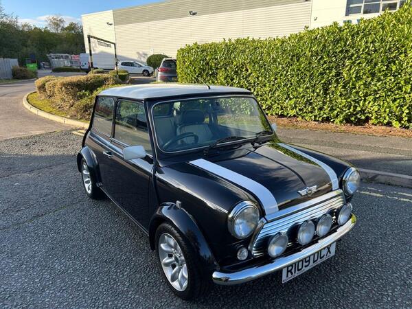 Rover Mini COOPER SPORT 1.3-Low Mileage Example-1 Lady Owner From New-Finished In Anthracite Metallic-Old English White Roof & Mirror Caps-13 Inch Alloy Wheels-W