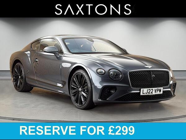 Bentley Continental 6.0 W12 GT Speed Auto 4WD Euro 6 2dr