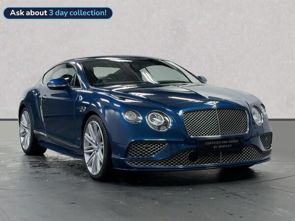 Bentley Continental 6.0 W12 GT Speed Auto 4WD Euro 6 2dr