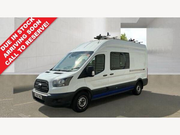 Ford Transit 2.0 350 EcoBlue Crew Van Double Cab 6dr Diesel Manual FWD L3 H3 Euro 6 (130 ps) - 5 STAR RATED FAMILY RUN BUSINESS