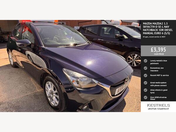 Mazda Mazda2 1.5 SKYACTIV-D SE-L Nav Euro 6 (s/s) 5dr