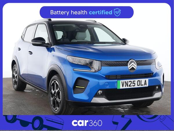 Citroen e-C3 Standard Range 44kWh MAX Auto 5dr (7.4kW Charger)