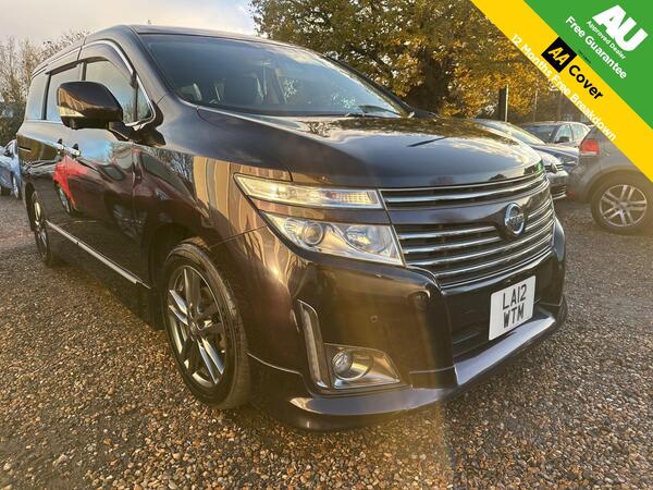 Nissan Elgrand 2012 Highway Star 2.5 VVT-i Auto,MPV,8 S 5dr