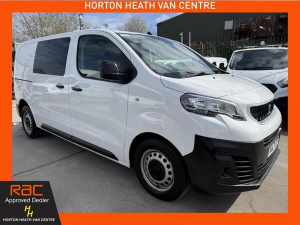 Peugeot Expert 2.0 1400 PROFESSIONAL FACTORY 6 SEAT CREW VAN-AC-SAT NAV-CARPLAY-LOW MILES-1 OWNER
