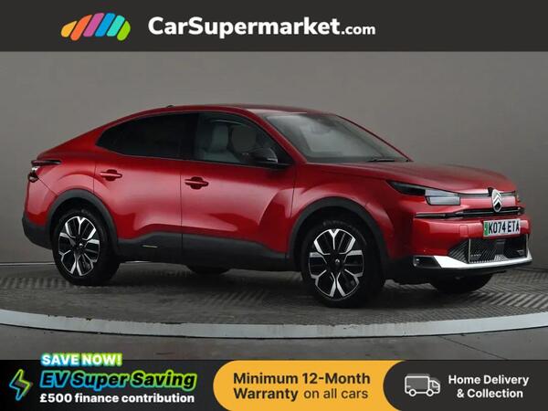 Citroen e-C4 X Extended Range 54kWh MAX Fastback Auto 4dr (7.4kW Charger)