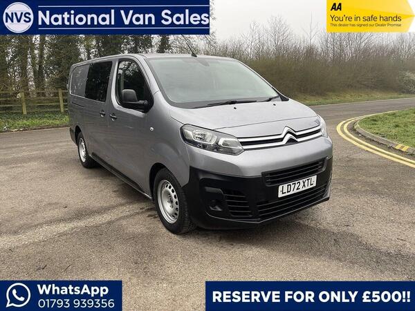 Citroen Dispatch 2.0 BlueHDi 1200 Enterprise Pro XL Crew Van LWB Euro 6 (s/s) 6dr