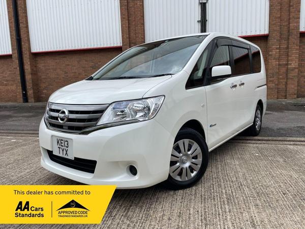 Nissan Serena 2.0 PURE DRIVE S-HYBRID PETROL AUTO 8 SEATS CRUISE CNTRL, PHONE CONNECT, HYBRID 5dr