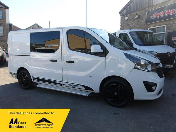 Vauxhall Vivaro 1.6 CDTi 2900 BiTurbo ecoTEC Limited Edition Nav Crew Van L1 H1 Euro 6 (s/s) 5dr (6 Seat)