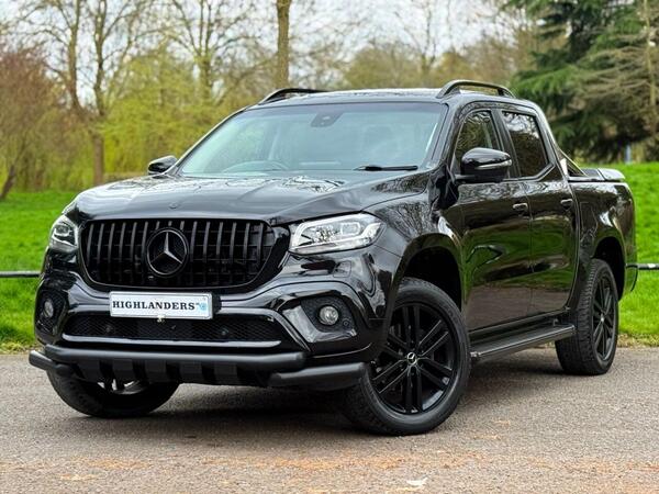 Mercedes-Benz X Class 2.3 CDI POWER PICKUP DOUBLE CAB BLACK PACK SAT NAV 360 CAMERA HEATED SEATS 4DR DIESEL AUTO 4MATIC EURO 6 (190 PS) SAT NAV~360 SURROUND CAMERA