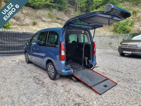 Peugeot Partner Tepee 5 Seat Auto Wheelchair Accessible Disabled Access Ramp Car 5dr