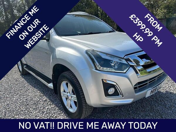 Isuzu D-Max 1.9 TD Utah Pickup Double Cab 4dr Diesel Auto 4WD Euro 6 (164 ps)