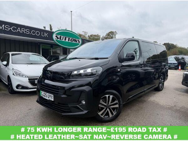Peugeot e-Traveller 75kWh Allure Long MPV 5dr Electric Auto LWB (8 Seat, 11kW Charger) (136 ps) 75KWH ~ £195 ROAD TAX ~ LEATHER