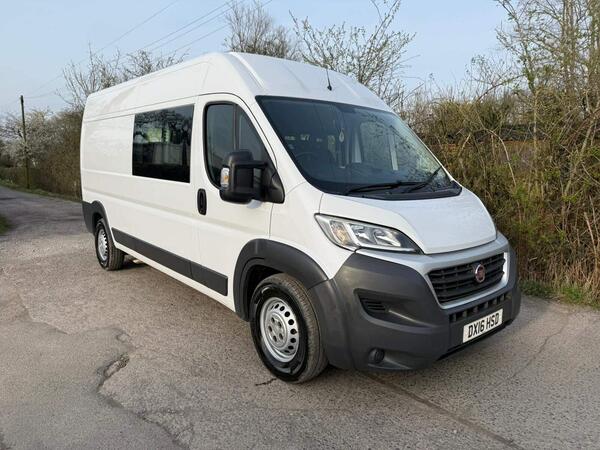 Fiat Ducato 2.3 MultiJetII 35 Maxi Crew Van Double Cab 5dr Diesel Manual L H2 Euro 5 (130 ps)