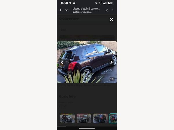 Chevrolet Trax 1.6 LT Euro 5 (s/s) 5dr