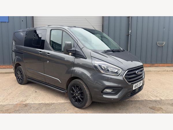 Ford Transit Custom 2.0 320 EcoBlue Limited Crew Van Double Cab 5dr Diesel Manual L1 H1 Euro 6 (6 Seat) (170 ps)