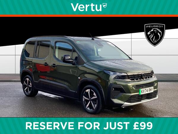 Peugeot e-Rifter 52kWh GT Standard MPV Auto 5dr (7.4kW Charger)
