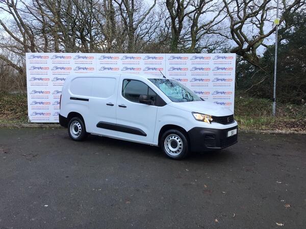 Peugeot Partner 1.5 BlueHDi 850 Professional Premium + Long Crew Van LWB Euro 6 (s/s) 6dr