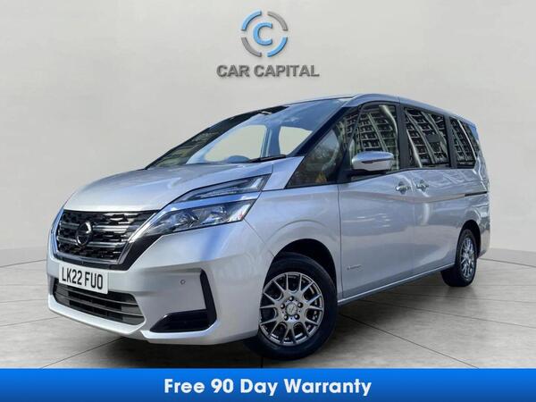 Nissan Serena 2.0 HIGHWAY STAR PURE DRIVE HYBRID PETROL CVT 8 SEATS LONG WARRANTY+2 KEYS+LDA+ALLOYS 5dr