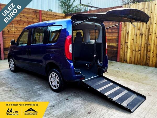 Fiat Doblo 3 Seat Wheelchair Accessible Disabled Access Vehicle WAV