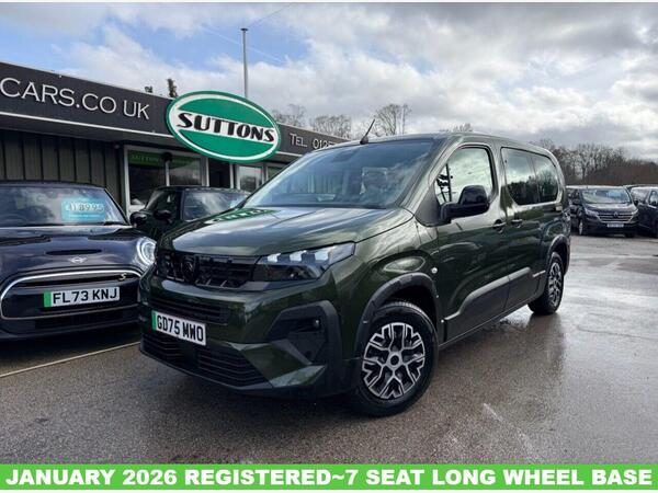 Peugeot e-Rifter 52kWh Allure Long MPV 5dr Electric Auto (7.4kW Charger) (136 ps) ~7 SEATS LONG WHEEL BASE MODEL~