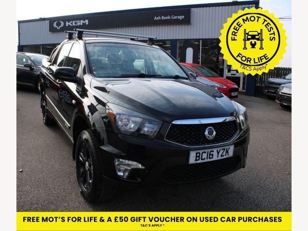 SsangYong Korando Sports 2.0 EX 153 BHP NO VAT, 4X4, AUTO, CRUISE CONTROL,+